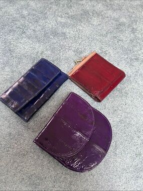 Eel Skin Mini Wallets